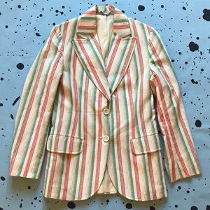 Vintage Cordon Candy Stripe Blazer